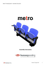Hussey Seating Metro Assembly Instructions Manual