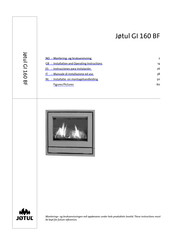 Jøtul GI 160 BF Installation And Operating Instructions Manual