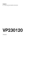 Gaggenau VP230120 User Manual