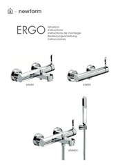 newform ERGO 65840C Instructions Manual