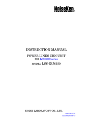 Noise LSS-6000 Series Instruction Manual