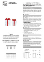 Home Accents Holiday 23RT04423112 Assembly Instructions