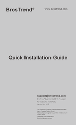 BROSTREND AC5L Quick Installation Manual