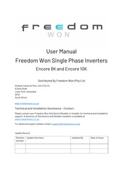 Freedom Won Encore 8K User Manual