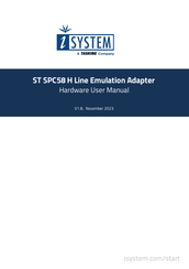 TASKING iSYSTEM ST SPC58 Hardware User Manual