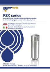 MP Filtri FZX011 Manual