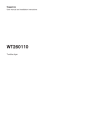 Gaggenau WT260110 User Manual