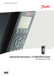 Danfoss VLT AQUA Drive D-Frame Operating Instructions Manual