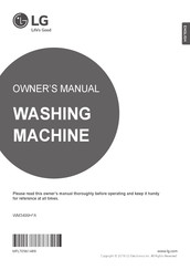 LG WM3499H A Series Owner's Manual