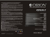 Orion COBALT CB2500.1D Owner's Manual