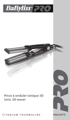 BaByliss PRO IONIC 3D WAVER BAB2369TTE Manual