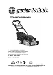 Elem Garden Technic TDTAC46T-CC139-CMES Original Instructions Manual