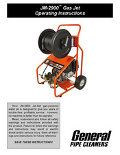 General Pipe Cleaners JM-2900 Operating Instructions Manual