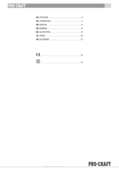 Pro-Craft GP10 Manual