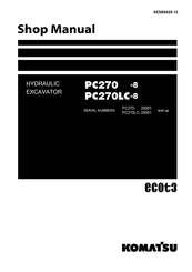 Komatsu PC270-20001 Shop Manual