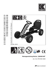 Kettler DAKAR AIR Assembly Instructions Manual