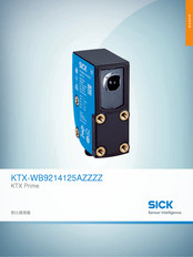 SICK KTX-WB9214125A Series Manual