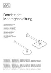 Dornbracht 28 649 970-FF 0050 Installation Instructions Manual