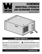 Wen 3416T Instruction Manual