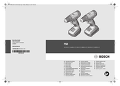 Bosch PSR 18 LI-2 Original Instructions Manual