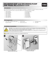 Toro DXI-DPSB56 Installation Manual