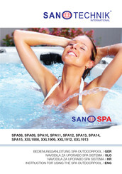 Sanotechnik SanoSpa SPA14 Instructions Manual