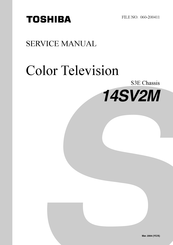 Toshiba 14SV2M Service Manual