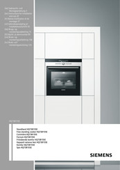 Siemens HQ738155E Instructions For Installation And Use Manual
