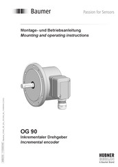 Baumer OG 90 Mounting And Operating Instructions