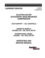 Gardner Denver AUTO SENTRY EAU99G Operating And Service Manual