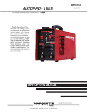 Lincoln Electric MARQUETTE AutoPro 155S Operator's Manual