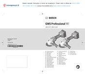 Bosch GWS Professional 18V-15 SC Original Instructions Manual