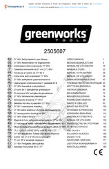 GreenWorks Tools GD60LM51SP User Manual