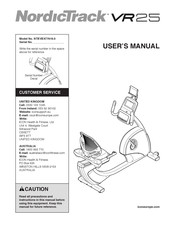 Icon Health & Fitness NordicTrack VR25 User Manual