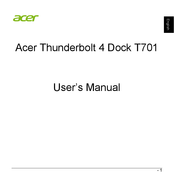 Acer Thunderbolt 4 Dock T701 User Manual