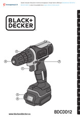 Black & Decker BDCDD12 Manual