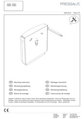 Pressalit SELECT R4952 Mounting Instruction