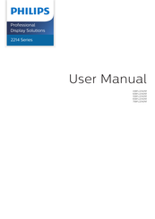 Philips 2214 Series User Manual