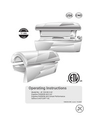 ergoline PASSION 40/3 Smart Performance Operating Instructions Manual