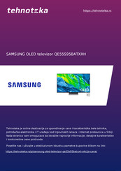 Samsung QE55S95BAT Quick Setup Manual