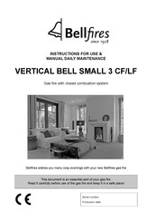 Bellfires VBS3 LF Instructions For Use & Manual Daily Maintenance