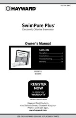 Hayward SwimPure Plus W3SWP9 Owner's Manual