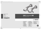 Bosch Professional GWS 18V-125 PSC Original Instructions Manual
