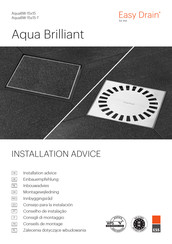 Ess Easy Drain Aqua Brilliant AquaBW-15x15 Installation Advice