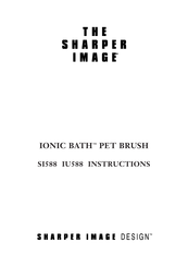 Sharper Image IONIC BATH SI588 Instructions Manual