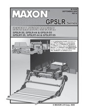 Maxon GPSLR Series Installation Manual