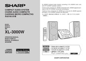 Sharp XL-3000W Operation Manual