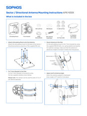Sophos AP6 420X Mounting Instructions