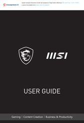 MSI GL66 Pulse 11UCK-1010XIT User Manual