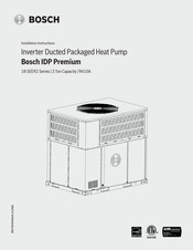 Bosch IDP Premium 18 SEER2 Series Installation Instructions Manual
